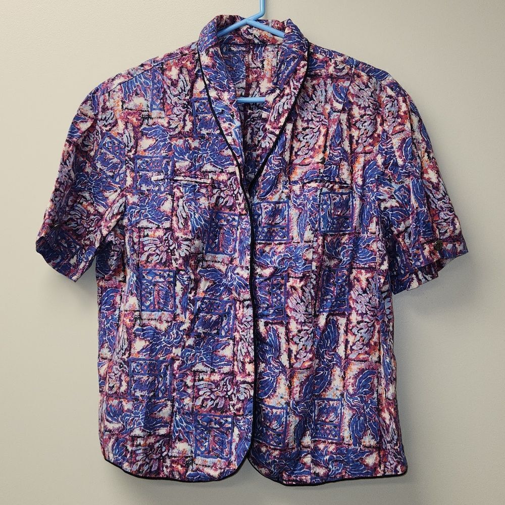 Vintage Hawaiian Airlines Stewardess Shirt L